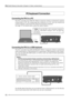 Page 4646
FR-2 Field Memory Recorder (Chapter 4: Basic connections)
The FR-2 provides the [USB (PC ONLY)] connector which is exclusively used for
connecting to a PC. By connecting this connector to a PC, you can control the
current memory card of the FR-2 from the personal computer.
See page 97 for details about audio file export/import.
The FR-2 provides the [USB (KEYBOARD ONLY)] connector which is exclusively
used connecting to a USB keyboard. By connecting a USB keyboard to this connec-
tor, you can enter...