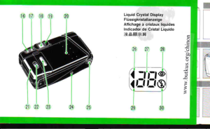 Page 4rB l9Liquid Crystal DisplayFli.issigkrislallanzeigeAtfichage i cristaux liquidesIndicador de Cristal Liquido
;E#RErrrE
26 27
a--v
a..
2t 22 23.)E 