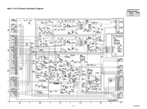 Page 17L4100SCM1 8-3
Main 1/4 & IR Sensor Schematic DiagramComparison Chart of 
Models and Marks
MODE L MARK
LCD-A1504 A
LCD-A2004 B
 