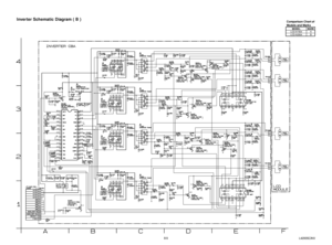 Page 23L4200SCINV
Inverter Schematic Diagram ( B )
8-9
Comparison Chart of 
Models and Marks
MODE L MARK
LCD-A1504 A
LCD-A2004 B
 