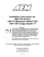 Page 1  
   
ADVANCED ENGINE MANAGEMENT INC. 
2205 126
th Street Unit A    Hawthorne, CA. 90250 
Phone: (310) 4842322 Fax: (310) 4840152  http://www.aempower.com 
Instruction Part Number: 106311 Rev.A (Oct 2009) 
  2009 Advanced Engine Management, Inc. 
 
 
Page 1 of 12 
  
  
Installation Instructions for: 
EMS P/N 30-6311 
1991-97 Mitsubishi 3000GT VR4  1991-1997 Dodge Stealth TT 
 
WARNING: 
 ! 
This installation is not for the tuning novice nor  the PC illiterate! 
Use this system with EXTREME caution!...