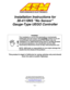 Page 1ADVANCED ENGINE MANAGEMENT INC. 2205 126th Street Unit A, Hawthorne, CA. 90250 Phone: (310) 484-2322 Fax: (310) 484-0152 http://www.aemelectronics.com  Instruction Part Number: 10-4110NS Rev 151130  2015 Advanced Engine Management, Inc.   Page 1 
 
 
 
Installation Instructions for 
30-4110NS “No Sensor” 
Gauge-Type UEGO Controller 
 
 
 
 
WARNING: 
! 
This installation is not for the electrically or mechanically 
challenged! Use this sensor with EXTREME caution! If you are 
uncomfortable with...