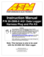 Page 1 
 
 
 
 
 
 
 
 
 
 
 
 
 
 
 
 
 
 
 
 
WARNING:
 
,! This installation is not for the electronic novice or the PC 
illiterate! Use this system with EXTREME
 caution!  If you are not 
well versed in electronics and vehicle instrumentation or are not 
PC literate, please do not attempt the installation.   Refer the 
installation to an AEM trained tuning shop.  A list of AEM 
trained tuning shops is available at 
http://www.aemelectronics.com/dealer_locator.php
 or by calling 
800-423-0046. You should...