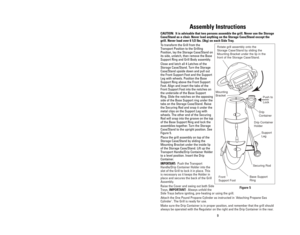 Page 816
9
Instructions For Cleaning
CAUTION:  Grill surfaces are hot during use. Allow Grill Plate, Drip Container,
Cover and Grill Body to cool completely before handling and cleaning. 
1. Turn the Temperature Control Knob to the LOCK/OFF position and allow the
grill to cool before disassembling and cleaning. 
2. Remove the propane cylinder. 
3Remove the Grill Plate and empty the Drip Container.
4. Wash the Grill Plate and Drip Container with warm, soapy water and a
plastic scouring pad. Rinse and dry...