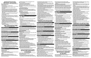 Page 1Please Read and Save this Use and Care Book. 
IMPORTANT SAFEGUARDSWhen using electrical appliances, basic safety precautions should always be followed, including the following:• Read all instructions.• Do not touch hot surfaces. Use handles or knobs.• To protect against electrical shock do not immerse cord, plugs or appliance in water or other liquid.• Close supervision is necessary when any appliance is used by  or near children.• Unplug from outlet when not in use and before cleaning. Allow to cool...