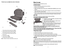 Page 3
43
Product	may	vary	 slightly	 from	what	 is	illustrated.	
  1.  Removable grill plate (upper) (Part # 22933U)
† 2.  Upper grill plate release handles (both sides)
 3.  Removable grill plate (lower) (Part # 22933L)
† 4.  Lower grill plate release handles (both sides) 
 5.  Power cord
† 6.  Spatula (Part # 20166)
† 7.  Drip tray (Part # 22934B)
 8.  Preheat indicator light (not shown)
Note: † indicates consumer replaceable/removable parts
how	 to	use:
This product is for household use only.
GETTING...