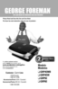 Page 1
®
THE LEAN MEAN FAT REDUCING GRILLING MACHINE®

Please Read and Save this Use and Care Book
Por favor lea este instructivo antes de usar el producto
Models 
Modelos
❑	GRP4EMB
❑	GRP4EW
❑	GRP5E
❑	GRP6E
Customer Care Line:
USA/Canada 
1-800-231-9786
Accessories/Parts (USA / Canada) 
Accesorios/Partes (EE.UU / Canadá)
1-800-738-0245
For online customer service  
and to register your product, go to 
www.prodprotect.com/applica
Also view the details for our
latest sweepstakes! 