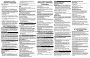 Page 1Please Read and Save this Use and Care Book. 
IMPORTANT SAFEGUARDSWhen using electrical appliances, basic safety precautions should always be followed, including the following:•	Read all instructions.•	Do not touch hot surfaces. Use handles or knobs.•	To protect against electrical shock do not immerse cord, plugs or appliance in water or other liquid.•	Close supervision is necessary when any appliance is used by  or near children.•	Unplug from outlet when not in use and before cleaning. Allow to cool...