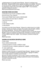 Page 2222
cuidadosamente en la parrilla Contact Roaster.  Ajuste el cronómetro para  
60 minutos.  Después de 40 minutos, agregue las papas y las cebollas.  Al finalizar 
el ciclo de cocción, verifique que la carne y los vegetales esté\
n bien cocidos.   
(La temperatura interna de la carne debe registrar 160º F.  Si es necesario, 
aumente el tiempo de cocción.)
Rinde aproximadamente 6 porciones.
DESAYUNO STRATA (EN CAPAS) 
3 rebanadas de pan francés cortadad en cubitos
6 tiras de tocino, frito y desecho
¾ taza...