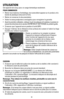 Page 2626
UTILISATION
Cet appareil est conçu pour un usage domestique seulement. 
POUR COMMENCER
• Retirer tout materiau d’emballage, tout autocollant appose sur le pro\
duit, et la 
bande de plastique entourant la fiche. 
•  Retirer et conserver la documentation.
•  Visiter le www.prodprotect.com/applica pour enregistrer la garantie.
•  Avant la première utilisation, nettoyer le gril, les plaques et le pla\
teau à graisse en 
suivant les directives de la section ENTRETIEN ET NETTOYAGE du présent guide. 
•...