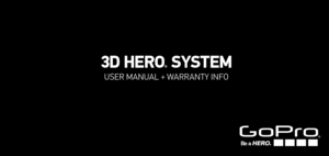 Page 1 3D H ero® SyStem
  User ManUal + Warranty Info  