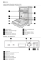 Page 58DESCRIPCIÓN DEL PRODUCTO
1
2
3
4
567 89
10
1Cesto superior
2Selector de dureza del agua
3Depósito de sal
4Dosificador de detergente
5Dosificador de abrillantador
6Placa de características
7Filtros
8Brazo aspersor inferior
9Brazo aspersor superior
10Encimera
PANEL DE MANDOS
65
231
7
4
1Programas
2Indicador de encendido/apagado
3Indicador de programa
4Indicadores
5Tecla de inicio diferido
6Tecla de inicio/cancelación
7Selector de programas
58 electrolux
 