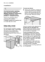 Page 3838electroluxinstallation
Any electrical and/or plumbing
work required to install this
appliance should be carried out by
a qualified electrician and/or
plumber or competent person.
Remove all packaging before
positioning the machine.
If possible, position the machine next
to a water tap and a drain.
Fitting under a counter 
(kitchen worktop or sink)
By removing the machine’s worktop,
you can install it under a close fitting
sink unit or a pre-existing top,
providing the dimensions of the
recess...