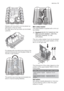 Page 11Glasses with long stems can be placed up-
side down in the cup racks.
For taller items the cup racks can be folded
upwards.
For glasses with long stems (according to the
size and dimensions), set the glass holder to
the left or right position.
The central rows of prongs can be easily low-
ered to improve loading flexibility.
Mini cutlery basket
The upper basket is supplied with a mini cut-
lery basket.
Caution! NEVER PUT KNIVES IN THE
MINI CUTLERY BASKET. THIS WILL
PREVENT DAMAGE TO THE
APPLIANCE.
The...