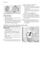 Page 8Ajuste electrónico
1. Ligue a máquina.
2. Certifique-se de que a máquina está em
modo de regulação.
3. Mantenha premidos os botões de função
B e C até que os indicadores luminosos
dos programas acima dos botões de fun-
ção A, B e C comecem a piscar.4. Solte os botões de função B e C.
5. Prima o botão de função A.
– Os indicadores luminosos dos progra-
mas acima dos botões de função B e
C apagam-se.
– O indicador luminoso do programa aci-
ma do botão de função A continua a
piscar.
– O visor exibe o ajuste...