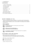 Page 2CONTENTS
1.SAFETY INSTRUCTIONS . . . . . . . . . . . . . . . . . . . . . . . . . . . . . . . . . . . . . . . . . . . . . . . . . .  3
2.PRODUCT DESCRIPTION . . . . . . . . . . . . . . . . . . . . . . . . . . . . . . . . . . . . . . . . . . . . . . . . .  4
3.CONTROL PANEL . . . . . . . . . . . . . . . . . . . . . . . . . . . . . . . . . . . . . . . . . . . . . . . . . . . . . . .  5
4.PROGRAMMES . . . . . . . . . . . . . . . . . . . . . . . . . . . . . . . . . . . . . . . . . . . . . . . . . . . . . . ....