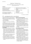 Page 2Electrolux. Thinking of you.
Per conoscere meglio il nostro modo di pensare, visitate il
sito www.electrolux.com
INDICE
Informazioni per la sicurezza    2
Descrizione del prodotto    5
Pannello dei comandi    5
Uso dellapparecchiatura    7
Regolazione del decalcificatore dell’acqua
 7
Uso del sale per lavastoviglie    8
Uso del detersivo e del brillantante    9
Uso di pastiglie combinate    10Sistemazione di posate e stoviglie    10
Selezione e avvio di un programma di
lavaggio    11
Programmi di...