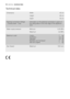 Page 3434electrolux technical data
Technical data
Dimensions Width 60 cm
85 cm
63 cm Height
Depth
Water supply pressure Minimum 0,05 MPa
0,8 MPa Maximum
Cotton
Synthetics
Delicates
Woollens and handwash
Silk and LingerieMaximum Load 7  kg
3,5 kg
3,5 kg
2 kg
1kg
MaximumSpin Speed1000 rpm 
Electrical connection Voltage
- Overall power - FuseInformation on the electrical connection is given on
the rating plate on the inner edge of the appliance
door
132972670.qxd  14/06/2007  19.13  Pagina  34
 