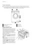 Page 4Product description
Your new appliance meets all modern requirements for effective treatment of laundry
with low water, energy and detergent consumption. Its new washing system allows total
use of detergent and reduces water consumption so saving energy.
12
3
4
5
6
1Detergent dispenser drawer
2Control panel
3Door opening handle
4Rating Plate
5Drain pump
6Adjustable feet
Detergent dispenser drawer
 Compartment for detergent used for pre-
wash and soak phase or for stain remover
used during the stain...
