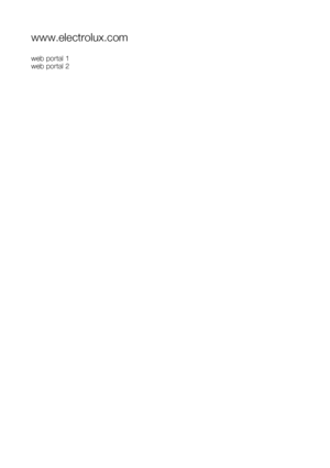 Page 28132952990 - 00 - 192009
www.electrolux.com
web portal 1
web portal 2
 
