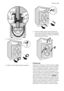 Page 21
3. Unscrew the three bolts.
4. Slide out the relevant plastic spacers.
5. Fill the smaller upper hole and the twolarge ones with the corresponding plastic
plug caps supplied in the bag containing
the instruction booklet.
Positioning
Install the machine on a flat hard floor. Make
sure that air circulat ion around the machine
is not impeded by carpets, rugs etc. Check
that the machine does  not touch the wall or
other kitchen units. Level the washing ma-
chine by raising or lowe ring the feet. The feet...