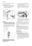 Page 22vibration, noise and displacement of the
machine during operation.
Caution! Never place cardboard,
wood or similar materials under the
machine to compensate for any
unevenness in the floor.
Water inlet
Warning! This appliance must be
connected to a cold water supply.
1. Connect the water inlet hose supplied
with the machine to a tap with a 3/4
thread. Always use the hose supplied
with the appliance.
Important! Do not use the hose from
your previous machine to connect to
the water supply.2. The other end...