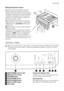 Page 5Detergent dispenser drawer
 Compartment for detergent used for
prewash and soak phase or for stain re-
mover used during the stain action phase (if
available). The prewash and soak detergent
is added at the beginning of the wash pro-
gramme. The stain remover is added dur-
ing the stain action phase.
 Compartment for powder or liquid de-
tergent used for main wash. If using liquid
detergent pour it just before starting the
programme.
 Compartment for liquid additives (fabric
softener, starch).
Follow the...