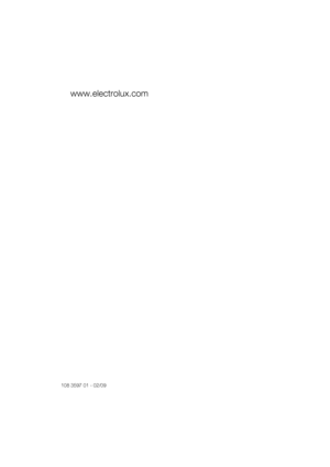 Page 55108 3597 01 - 02/09
www.electrolux.com
 