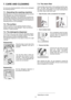 Page 1313
7. CARE AND CLEANING 
Do not do any cleaning operation until you have unplugged
the washing machine.
7.1. Descaling the washing machine
Normally there is no need to descale the washing machine
if the detergent was correctly proportioned.
If descaling is necessary, use a special non-corrosive pro-
duct specially designed for washing machines that you can 
find in the shops.  Respect the proportion and frequency of 
descaling shown on your packaging.
7.2. The surface
Clean the surface of your washing...