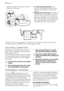 Page 28tying it to the tap with a piece of string or
attaching it to the wall.•In a sink drain pipe branch. This
branch must be above the trap so that
the bend is at least 60 cm above the
ground.
•Directly into a drain pipe at a height of
not less than 60 cm and not more than
90 cm. The end of the drain hose must
always be ventilated, i.e. the inside diam-
eter of the drain pipe must be larger than
the outside diameter of the drain hose.
The drain hose must not be kinked.
The drain hose may be extended to a...