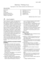 Page 23Electrolux. Thinking of you.
Tulge jagama meie mõtteid aadressil www.electrolux.com
SISUKORD
Ohutusinfo  23
Käitus  25
Juhtpaneel  25
Esimene kasutamine   26
Igapäevane kasutamine   26
Vihjeid ja näpunäiteid   27Puhastus ja hooldus   27
Mida teha, kui...   28
Tehnilised andmed   30
Paigaldamine  30
Keskkonnainfo  31
Jäetakse õigus teha muutusi
 OHUTUSINFO
Teie turvalisuse huvides ning tagamaks õi-
get kasutamist lugege kasutusjuhend, sh
näpunäited ja hoiatused, hoolikalt läbi, enne
kui paigaldate masina...