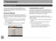 Page 696667
Transmission
Connecting to a PC
You can connect to the PC by using the USB interface on 
the camera or the USB cable. Once connected you can 
manually transfer the files or use software such as Arcsoft 
(included on disc).
Setting the USB mode
Since the camera’s USB port can be set to connect with 
either a PC or a Printer, the following steps will allow you to 
ensure that the camera is correctly configured to connect 
with a PC.
1.

  Enter the camera setup menu and select USB Mode 
with the...