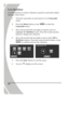 Page 52 
 42 4.1.5. Stabilizer 
Use this function to reduce vibration caused by camcorder shakes 
during a video shoot. 
1. Turn the camcorder on and ensure it is in Camcorder 
mode. 
2. Press the Menu button or tap  to enter the 
Camcorder menu 
3. Move the joystick left and right or tap the screen to 
highlight the Stabilizer menu. Press the center joystick 
button to display the submenu. 
4. Move the joystick left and right or tap to select Off or 
Stabilizer options. Press the center joystick button or tap...