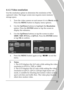 Page 43 
 33 
4.1.2. Video resolution 
Use the resolution option to determine the resoluti on of the 
captured video. The larger screen size requires mor e memory 
storage space. 
1.  Turn the video camera on and ensure it is in  Movie mode. 
Press the  MENU button to display menu options. 
2.   Use the  Up/Down  buttons to highlight the  Resolution 
option. Press the  ENTER button or tap the screen to 
display the submenu. 
3.   Use the  Up/Down  buttons or tap the screen to select 
1080P, 720P, WVGA,  or QVGA...