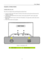 Page 11                                                                    User’s Manual  
11 
MAKING CONNECTIONS 
 
CONNECTING TO A PC 
 
Turn off your computer before performing the procedure below.  
 
1. Connect one end of the VGA cable to the back of the monitor and connect the other end to the 
computer’s VGA port. 
2. Connect the audio cable between the monitors audio input and the PCs audio output (green  
port).(Optional) 
3. Plug one end of the AC power cord to the LCD monitor’s AC input socket, and...