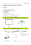 Page 7User’s Manual
BEFORE OPERATING THE MONITOR
FEATURES
x17” Wide screen TFT Color LCD Monitor 
xCrisp, Clear Display for Windows
x Recommended Resolutions: 1440 X 900@60Hz
xEPA ENERGY STAR®
x Ergonomic Design
xSpace Saving, Compact Case Design 
CHECKING THE CONTENTS OF THE PACKAGE
The product package should include the following items: 
LCD Monitor 
Screen Base
Cables and User manual 
Power Cord  VGA Cable DVI-D Cable (dual input mode
optional)
User’s manual Warranty card 
7
 