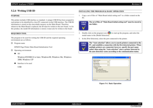Page 318EPSON AcuLaser C9200NRevision D
ADJUSTMENT      Adjustment 318
Confidential5.2.4  Writing USB IDPURPOSEThis printer includes USB interface as standard. A unique USB ID has been assigned to 
each printer to be identified by a host PC connected via the USB interface. The USB ID 
information is stored on the nonvolatile memory on the Main Board. Therefore, 
whenever the Main Board is replaced, the ID must be written to the new board. As for 
this product, the model ID information is stored, it must also be...