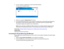 Page 51

3.
Onyour computer ormobile device, opentheIntel WiDi software.
 You
seealist ofavailable devices.
 4.
Select yourprojectors DisplayNamefromthelist.
 5.
Ifyou seethePIN entry screen onyour computer ormobile device, enterthePIN code displayed on
 the
projectors ScreenMirroring standbyscreenoratthe bottom rightofthe projected image.
 The
projector displaystheimage fromyourmobile device.
 Note:
Itmay some timetoestablish theWiDi connection. Donot disconnect theprojectors power
 cord
while itis connecting...