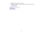 Page 246
Menu button (accesses projector menu system)
7 Home button (accesses source selection, projector help information, and other features)
8 Power button and light
9 Projector status lights
Parent topic: Projector Part Locations
Related references
Projector Light Status
24 