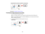 Page 88EX5240/EX5250 Pro/EX7240 Pro/EX9200 Pro/VS340/VS345
Parent topic: Using Basic Projector Features
Focusing the Image Using the Focus Ring 1. Turn on the projector and display an image.
Note: You can display a pattern to aid in adjusting the projected image using the Settings menu.
Note: You can also display the pattern by pressing the Userbutton on the remote control (if the test
pattern is assigned to this button).
2. To sharpen the image focus, rotate the projector’s focus ring. EX3240/VS240
88   