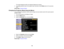 Page 123123
The image disappears briefly and reappears flipped top-to-bottom.
3. To change projection back to the original mode, hold down the A/V Mutebutton for five seconds
again.
Parent topic: Projection Modes
Changing the Projection Mode Using the Menus You can change the projection mode to flip the image over top-to-bottom and/or left-to-right using the
projector menus.
1. Turn on the projector and display an image.
2. Press theMenubutton.
3. Select the Extendedmenu and press Enter.
4. Select the...