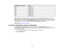 Page 132132
Brightness Level setting Hours
90%
6000 hours
80% 10000 hours
70% 19000 hours
60% 29000 hours
50% 41000 hours
40% 56000 hours
30% 78000 hours
Note: The light source usage hours vary depending upon environmental conditions and usage. The
hours listed here are an approximate and are not guaranteed. After 20000 hours of use, you may need to
replace parts in the projector. If Constant Brightnessis turned on, and you have exceeded the usage
hours listed here, you may not be able to select a high...