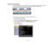 Page 152152
Using Frame Interpolation
You can use the projectors Frame Interpolation feature to smooth fast-moving video by comparing
consecutive image frames and inserting an intermediate image frame between them.
You cannot use this feature if any of the following conditions are true:
• You are using the E-Zoom feature
• The image signal exceeds WUXGA
• You turned on the 4K Enhancement,Edge Blending, or Scalesettings
• You selected Fast 1orFast 2 for theImage Processing setting
1. Press the Menubutton.
You see...