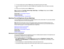 Page 179179
17. To move another point, press the
Escbutton and repeat the previous two steps.
18. To move another boundary line, press the Escbutton repeatedly until you can select a boundary
line.
19. When you are finished, press the Menubutton.
Note: Changing the Top Edge,Bottom Edge, Right Edge, or Left Edgesettings resets the Black
Level setting to its default value.
Parent topic: Using Multiple Projectors
Related references
Projector Setup Settings - Extended Menu
Matching Tint and Brightness (Screen...