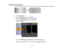 Page 145

145
Blending
theImage Edges
 You
canusetheprojectors EdgeBlending featuretocreate aseamless imagefrommultiple projectors.
 1.
Press theMenu button.
 2.
Select theExtended menuandpress Enter.
 3.
Select theMulti-Projection settingandpress Enter.
 4.
Select theEdge Blending settingandpress Enter.
 You
seethisscreen:
 5.
Turn onthe Edge Blending ,Guide Display ,and Pattern Guidesettings.
 Note:
Ifthe projected guideisunclear, trychanging theGuide Colors setting.  