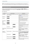 Page 66Configuration Menu
65
c
For items adjusted using an adjustment bar, such as the brightness level, you can press the 
button while the adjustment screen is displayed to return the adjustment value to its default value.
Configuration Menu Table
If there is no image signal being input, you cannot adjust items related to the Image or Signal in the
Configuration menu. Note that the items displayed for the Image, Signal, and Info vary depending on the
image signal being projected.
Image menu
Function...