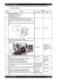 Page 1221 - 109 Chapter 1   Troubleshooting
Epson AcuLaser C2900NRevision B
Confidential
FIP-1.55  092-410 / 092-910: IOT CTD (ADC) Sensor Dustiness / CTD (ADC) Sensor 
Dustiness Warning
Step CheckRemedy
Ye s N o
Possible causative parts:
HARN ASSY L SIDE (PL3.1.18)
TRANSFER ASSY (PL6.1.7)
PWBA MCU (PL8.2.13)
1Turn OFF the power, and gently wipe the CTD (ADC) 
Sensor window with a clean dry cloth or cotton swab.
After wiping the window, close the COVER ASSY FRONT 
MG.
Does the error still occur when the power is...