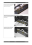 Page 348Chapter 3 Removal and Replacement Procedures Revision B 
Epson AcuLaser C2900N 3 - 94 Confidential 
 
3) Secure the left shaft of the ACTUATOR 
SSI with the hook of the CHUTE UP, 
attach the ACTUATOR SSI. 
Check the ACTUATOR SSI movement, after the procedure 3 is completed. 
4) Mate the five tabs of the BRACKET SNS 
with the printer. 
 
5) Mate the two holes of the BRACKET 
SNS with the bosses of the printer. 
  