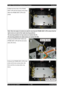 Page 396Chapter 3 Removal and Replacement Procedures Revision B 
Epson AcuLaser C2900N 3 - 142 Confidential 
 
6) Mate the three holes of the FRAME 
ASSY LVPS with the bosses of the printer, 
attach the FRAME ASSY LVPS to the 
printer. 
Note: Since two types of screws are used for  securing the FRAME ASSY LVPS, ensure that the 
right screws are used at their right securing positions. 
The securing positions for tap screws are marked with [T]. 
The securing positions for metal screws are marked with [M]. 
7)...