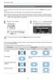 Page 34Adjusting the Image
33
Switching the Screen Between Full and Zoom (Aspect)
You can change the input signal's type, aspect ratio, and resolution to match the Aspect of the projected
image.
The available settings vary depending on the image signal currently being projected.
c
Note that using the aspect ratio function of the projector to reduce, enlarge, or split the projected
image for commercial purposes or for public viewing may infringe upon the rights of the copyright
holder of that image based on...